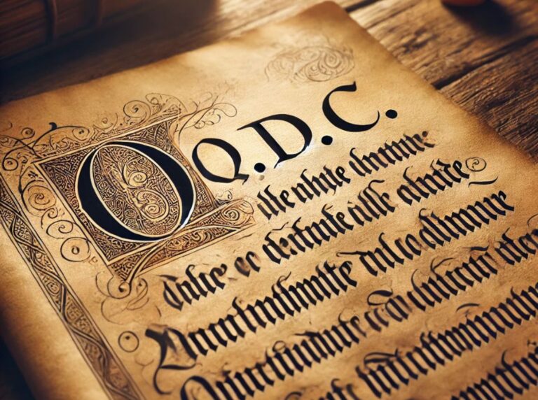 q.d.c.old english abbreviation