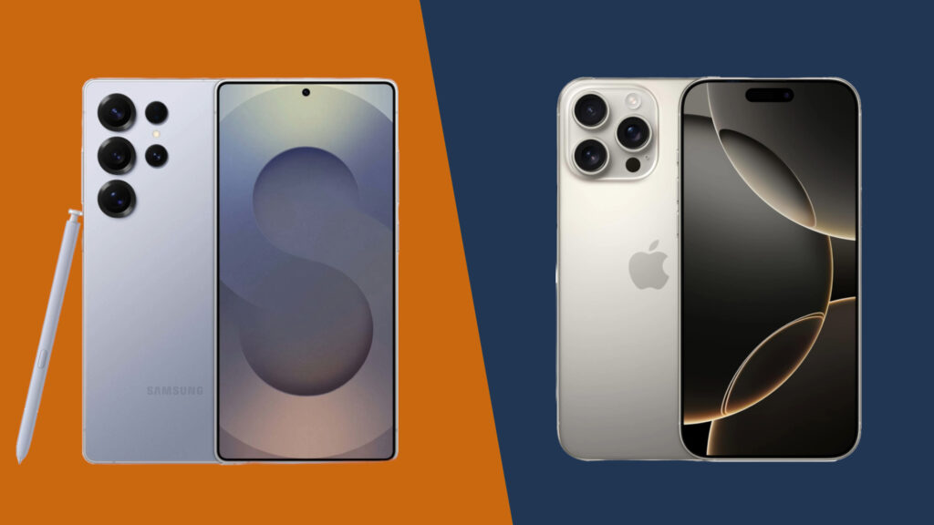 Comparison Between Galaxy S25 Ultra and iPhone 16 Pro Max